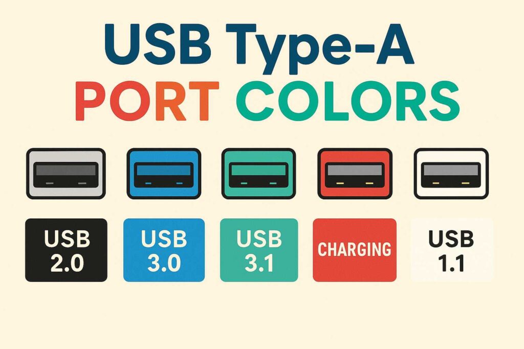 What Do USB Type-A Port Colors Mean? A Complete Guide to Their ...